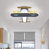 Plafonniers Creative Simple Chambre d'enfant Lampe d'avion moderne Chambre de garçon LED Protection des yeux