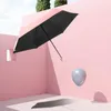 Parapluies Parapluie Colle Noire Poche De Protection Solaire Pliant Soleil Femelle Mini Logo Personnalisé