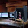 Microfoni 1 PCS 5 pannello regolabile schermo del microfono isolamento filtro di riflessione cabina vocale bordo acustico riduzione del rumore