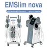 EMSLIM NEO 4 Profissional lida com a modelagem de corpo de escultura muscular Hiemt RF com máquina de luxação de almofada 13 Tesla Muscle Sculpting Beauty Salon Equipment