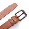 Bälten 2021 New Styles Man Belt Fashion Designed High Quality Trendy Pu Leather Pin Buckle Strap Fancy For Cowboy Jeans Z0228