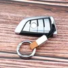 Anahtar zincirleri araba anahtarları için gerçek deri motosiklet kordon metal anahtarlık lüks dayanıklı asla aksesuarlara zarar vermez hediyeler