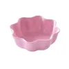 Small Wheat Straw Dipping Dishes Condiment Seasoning Salt Dish Plum Blossom Shaped Sauce Plate Spice Wintersweet Flower Plates Platos Para Mojar Con Paja De Trigo