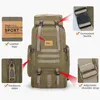 Buitenzakken 70L Camping Backpack Men Militaire tactische rugzak voor het beklimmen van wandel Travel terug verpakkingen Mochila Hombre XA84D 230228