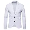 Ternos masculinos Terno Top Cosy Mangas compridas estilo coreano Slim Fit Blazer para Jaqueta de Negócios Men