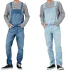 Jeans da uomo Y2k Primavera Autunno Tinta unita Bretelle Vita alta Anelasticità Tasca con cerniera Teenager Allentato 230301