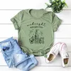 T-shirts femme Halloween sorcières chemise minuit Margaritas T-Shirt Triple lune automne sorcière Vibes Tequila Tee Witchy Top