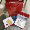 AAA MENS Watch Box Drewniane pudełko Oryginalne zewnętrzne zegarki Womans Watches Plaxes Papers Torka na rękę na rękę na rękę