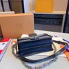 Denim Chain Bag Flap Designer Luxury Shoulder Bags Women Handbags Crossbody Underarm Bags Purse Genuine Leather Fashion Lettering 2 Straps Silver Gold Hardware