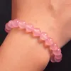 Strand cristal naturel 0.8 cm Rock Ross Quartz perles tibétain bouddha prière Mala Bracelet pour femme bijoux bouddhistes