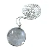 Chaînes Verre Lentille En Alliage De Zinc Décoratif Monocle Collier 5X Loupe Loupe Pendentif Plaqué Or Chaîne Pour Femmes Bijoux