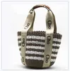 Çantalar lüks kadın bölmeler el çantası omuz deri tasarımcı crossbody kadın cüzdanları kayışlarla plaj çantası saman kova çantası alışveriş çanta 23ss