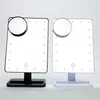Tafellampen verstelbaar 20 LED Make -up Mirror Touch Portable vergrootgroot Tabletop Desk Lamp Cosmetic Make -upgereedschap