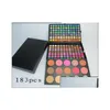 Conjuntos de maquiagem 183 cor 168 sombra fosca 9 blushes 6 bronzeadores em pó colorido coloris entrega cosmética de saúde beleza dhsce