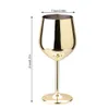 Wine Glasses High Quality 500ml 304 Stainless Steel Single Layer Goblet Red Large capacity Cocktail Home 230228