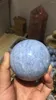 Decorative Figurines Energy Stone Natural Blue Celestine Crystal Reiki Healing Gemstone Sphere For Decoration