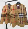 Maglioni da donna Maglioni cardigan firmati giacca da uomo da donna grande plaid di lana lavorato a maglia top primavera felpa con cappuccio moda W10K