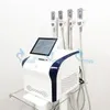 Machine de forme de gel Cryo EMS RF, 4 plaques Cryo, cryolipolyse, cryothérapie, congélation des graisses, dissolution des graisses, amincissement du corps