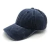 Bollmössor mode unisex solid tvättade baseball kepsar höst vinter denim retro snapback cap för kvinnor män utomhus hip hop bomull pappa hattar z0301