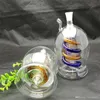 Acessórios para fumantes Placa de barriga grande garrafa de água de vidro, bongues de vidro de vidro de vidro Bongas de água Bolatas de óleo de tubo de vidro