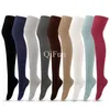 Men's Socks Compression Women Stockings Casual Cotton Thigh High Over Knee Girls Womens Female Long SocksMen's