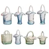 Vasos Creative Luxury Glass Bag Vasy Shopping Cosce