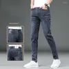 Men's Jeans Spring Autumn Men's Classic Vintage Clothing Trousers Washed Blue Tight Ripped Cowboy Street Wear Skinny Denim Punk Pants