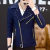 Men's Jackets 2023 Spring Men's Motorcycle Jacket Lapel Trend Handsome Autumn And Winter Personality Short