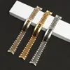 Uhrenarmbänder Marke 20mm Silber Gold Edelstahl Uhrenarmbänder für Role Strap DATEJUST Band Submarine Armband Armband Tools2462