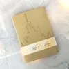 Autres fournitures de fête d'événement château à thème et calèche cartes d'invitation de mariage découpées au laser de luxe à trois volets décoration de faveur d'anniversaire 230228