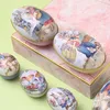 Emballage cadeau 3pcs Bonbonnières Creative Chic Lovely Storage Pâques Bonbons Bocaux en fer blanc Bocal