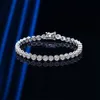 Браслеты очарования Wong Rain Fashion 100% 925 Серебряное серебро Создано браслет для драгоценных камней для женского бракера