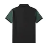 Polos Dubai Manga Curta Masculino Designer Masculino T-shirt Bordado Americano Manga Curta 100% Algodão City Collection 2028 Nova High End Casual Fashion S-6XL