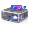 DBPOWER WiFi Projector Native 1080P Upgrade 12000L 450 ANSI Full HD Outdoor Movie Projector, Support 4K 4P 4D Keystone/Zoom/PPT 300 inch Portable Mini Video Projector