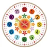 Duvar Saatleri 8 inç Montessori Çocuk Saat Sessiz Duvar Saati Saat Saat İkinci Dakika İkinci Biliş Renkli Saatler Erken Okul Öncesi Öğretim AIDS 230301