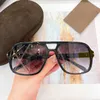 Falconer Black/Yellow Square Sunglasses for Men Fashion Glasses Designers Sunglasses occhiali da sole Sunnies UV400 Eyewear with Box