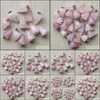 bil dvr charms naturliga rosa rosor kvarts sten hexagon pyramis reiki pelare pendum pendants för halsband smycken gör droppleverans findin dhcev