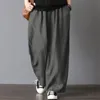 Damen-Hosen, Caprihosen, japanische Streetwear, Herren-Haremshose, Hip-Hop, lockere Freizeithose, elastische Taille, Harajuku-Stil, solide Jogginghose, große Größe, 230301