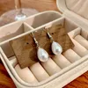 Stud Earrings Wholesale 10pcs/lot Water-drop With Strip Ear Clip Women's Jewelry