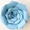 Decoratieve bloemen kransen 20 cm kop/2 stks diy papier voor bruiloftdecoratie grote roos met scherpe hoeken muur decor tuinfeestje