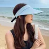 Chapeaux à large bord vide chapeau haut de forme ventilateur de charge USB été extérieur multi-fonctionnel respirant réglable crème solaire soleil femme
