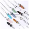 bil dvr hänge halsband reiki healing crystal sten chakra rose opal tiger ögon choker grossistenergi hängen halsband smycken dropp Deliv dhlur