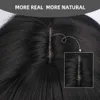 Fashion wig women's long curly hair black Qi Liu Hai big wave chemical fiber wig head cover wigs 230301