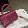 Strass Hourglass Bag Mini Shoulder Bags Shimmer Crossbody Crescent Bag Bolsas Femininas Hobo Clutch Bolsas Femininas Couro Full Water Drill Evening Pouch Quality