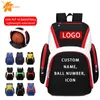 Mochila Backpack Personalizado Backpack Men's Sports Sport Gym Bag Youth Football Bag de grande capacidade Backpack Patternj230301