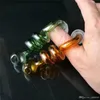 Bong di vetro a spirale color accessori con tubo di colore tubo di vetro curvo tubo di olio tubo di olio tubo di acqua tubo di vetro.