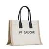 Luxurys Designer fashion Bagagli Grandi borse da spiaggia totes Rive Gauche manico superiore Donna uomo classico Borse a tracolla shopping in lino Borse da viaggio in tela Borse a tracolla