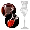 Wine Glasses Creative Cocktail Glass Lady Body Shape Cup Crystal Goblet Champagne Borosilicate Beauty