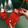 Gift Wrap 10-80 PCS Jul Apple Box Xmas Gift Paper Package Fruit Dessert Cake Pastry Wrapping Holiday Party Wholesale Santa Claus 230301