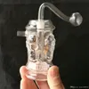 Rook -accessoires Vier schedelbotpot, groothandel Glass Bongs Olie Burner Glaspijpen Waterpijpen Glazen pijpolieopdrachten